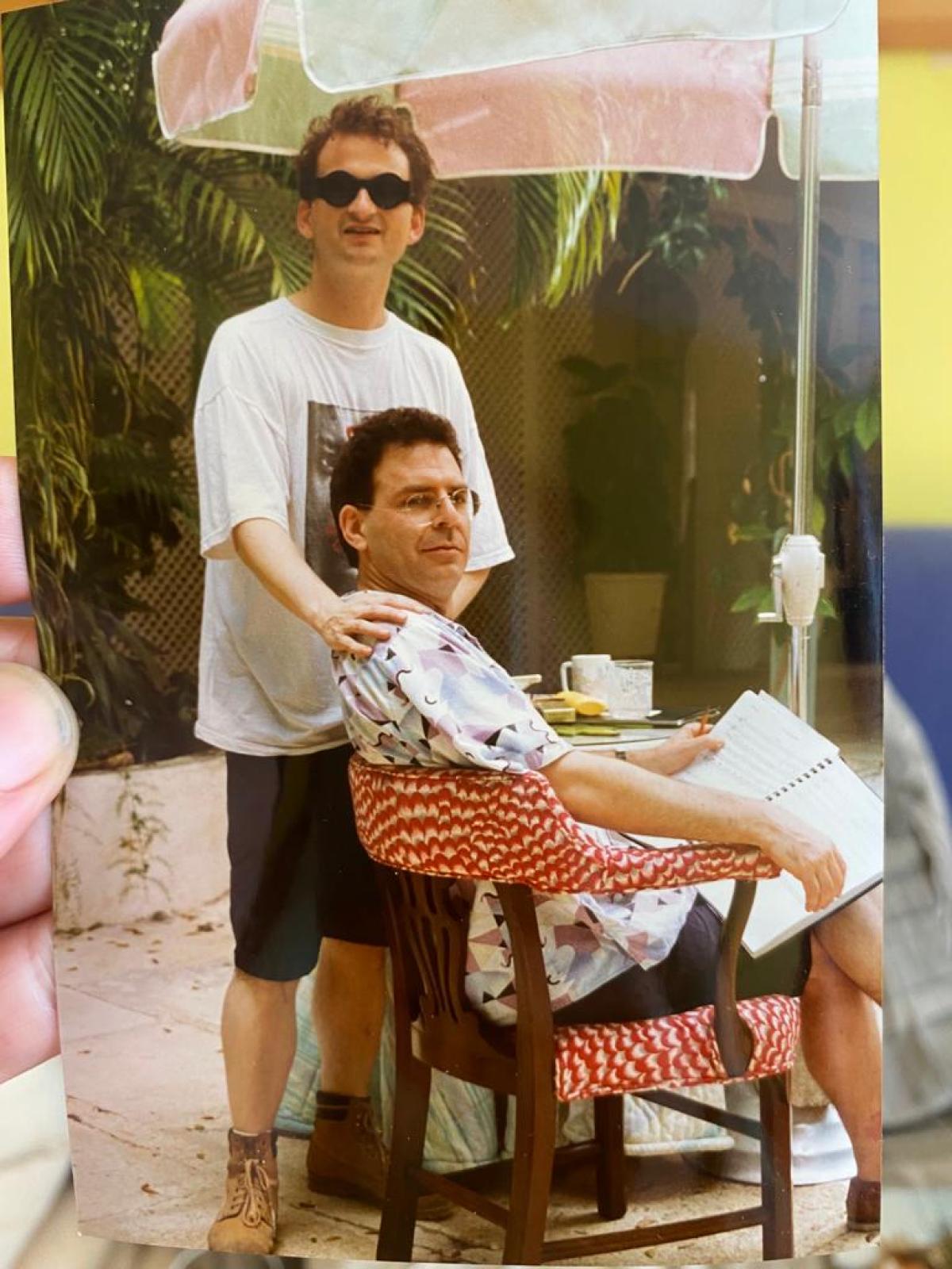 With Robert Ziegler, conductor of “Cask of Amontillado” (Holder’s Season, Barbados)